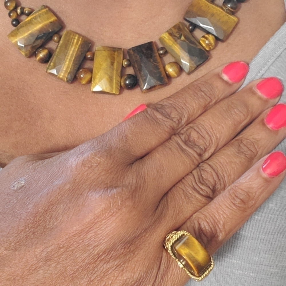 Tigers Eye 18 Inch Necklace - Picture 4 of 8